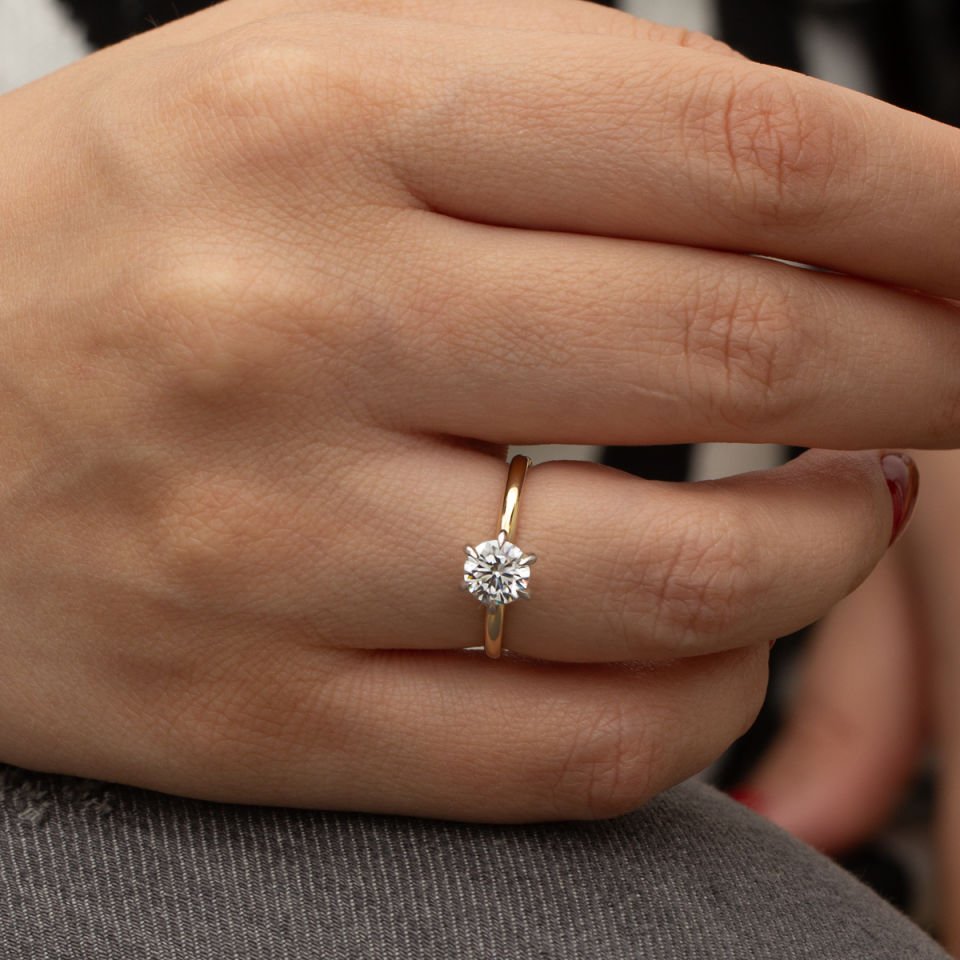 Altın Tektaş Yüzük B916410