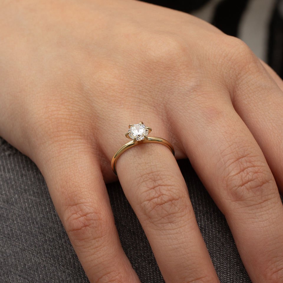 Altın Tektaş Yüzük B916408