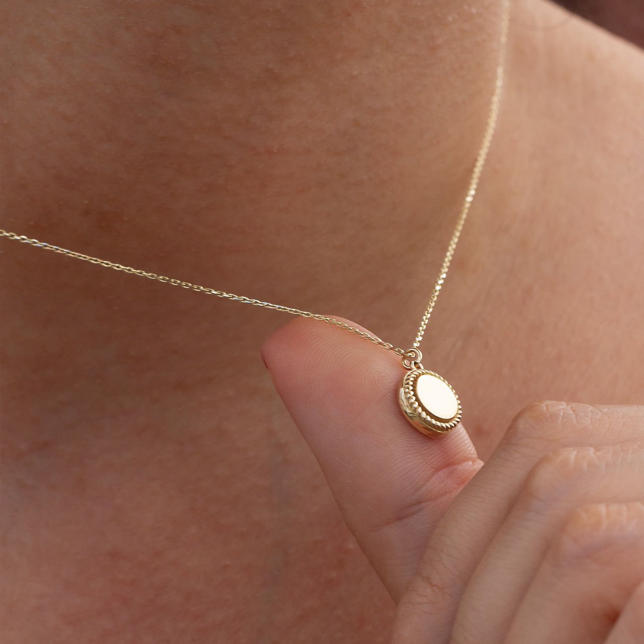 Taşsız Altın Kolye