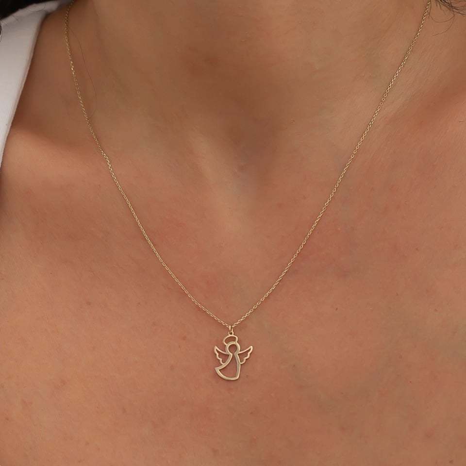 Altın Melek Kolye B920858