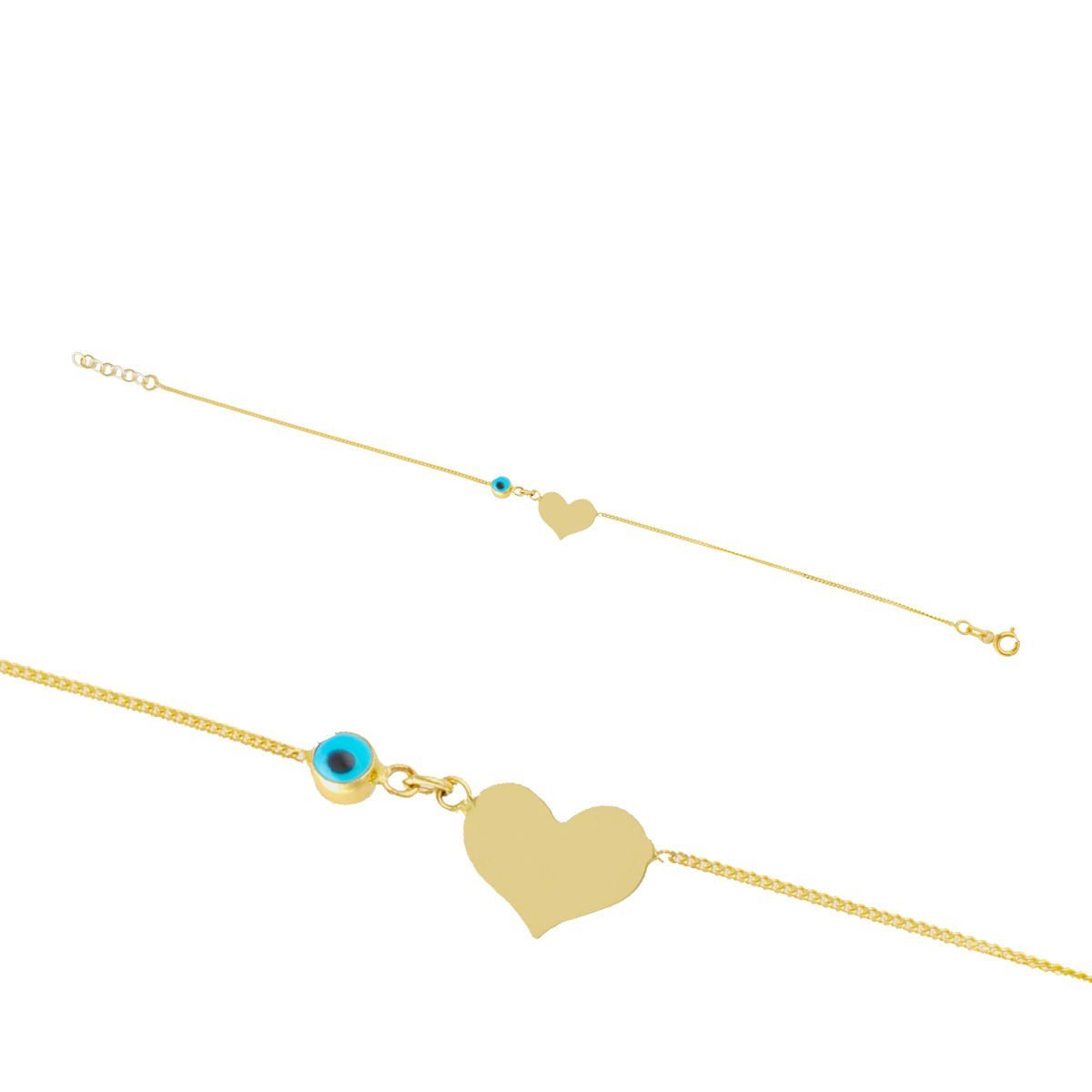 Altın Kalp Bileklik