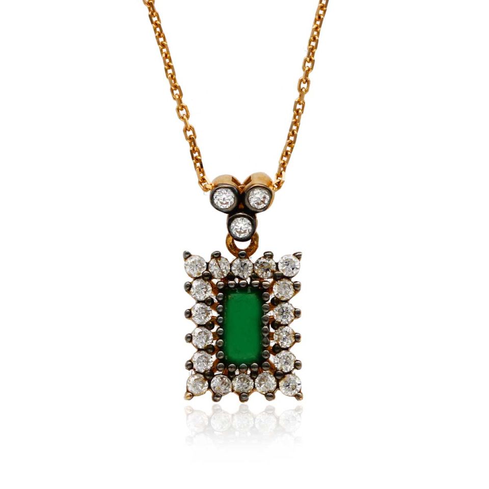 Taşlı Kolye B612546