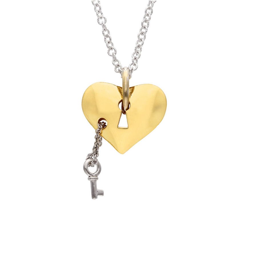 Altın Kalp Kolye