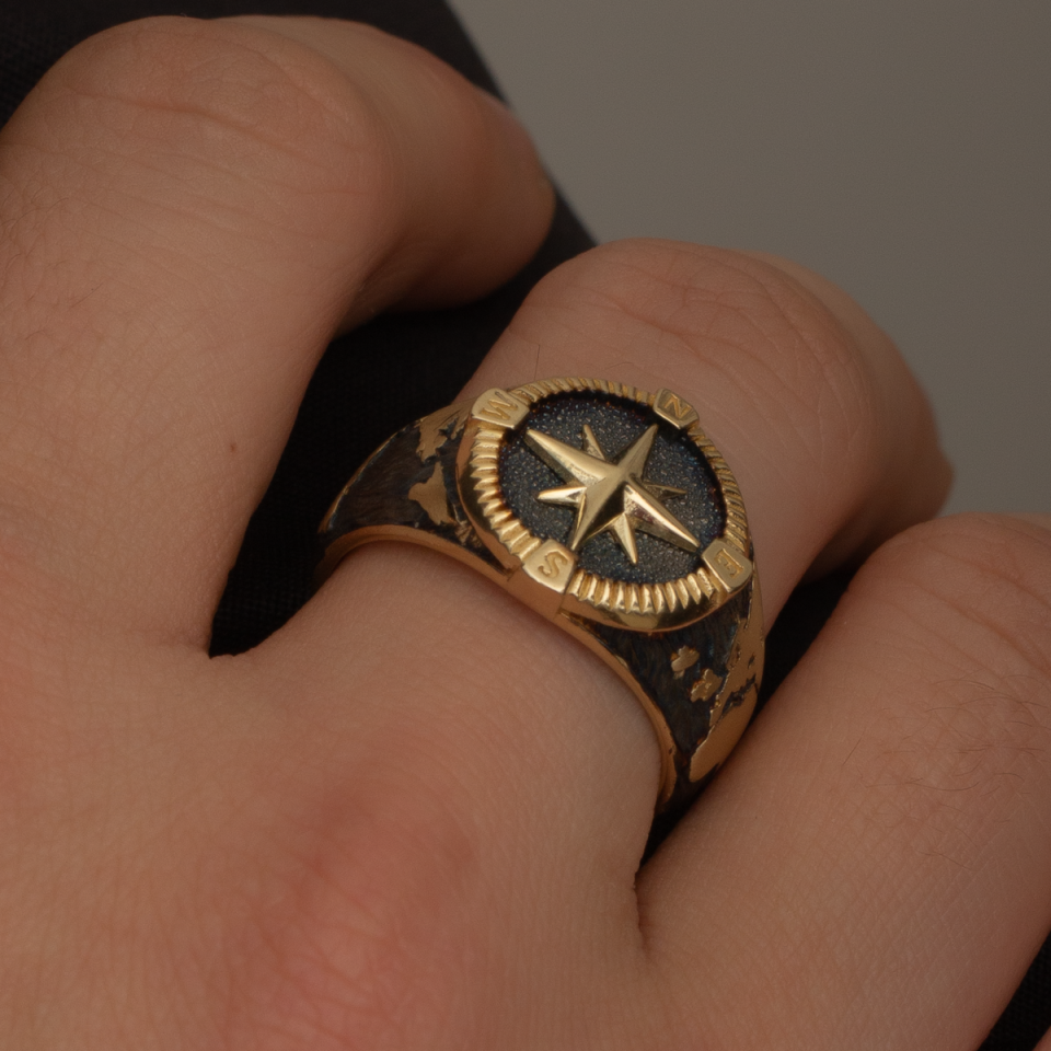 Erkek Altın Yüzük B917386