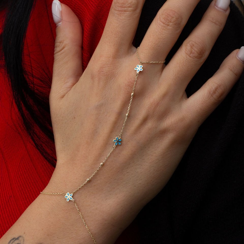 Altın Çiçek Detay Şahmeran