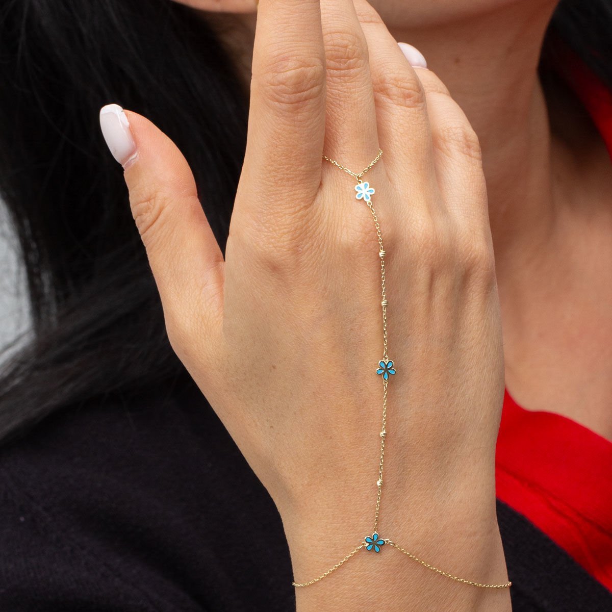 Altın Çiçek Detay Şahmeran