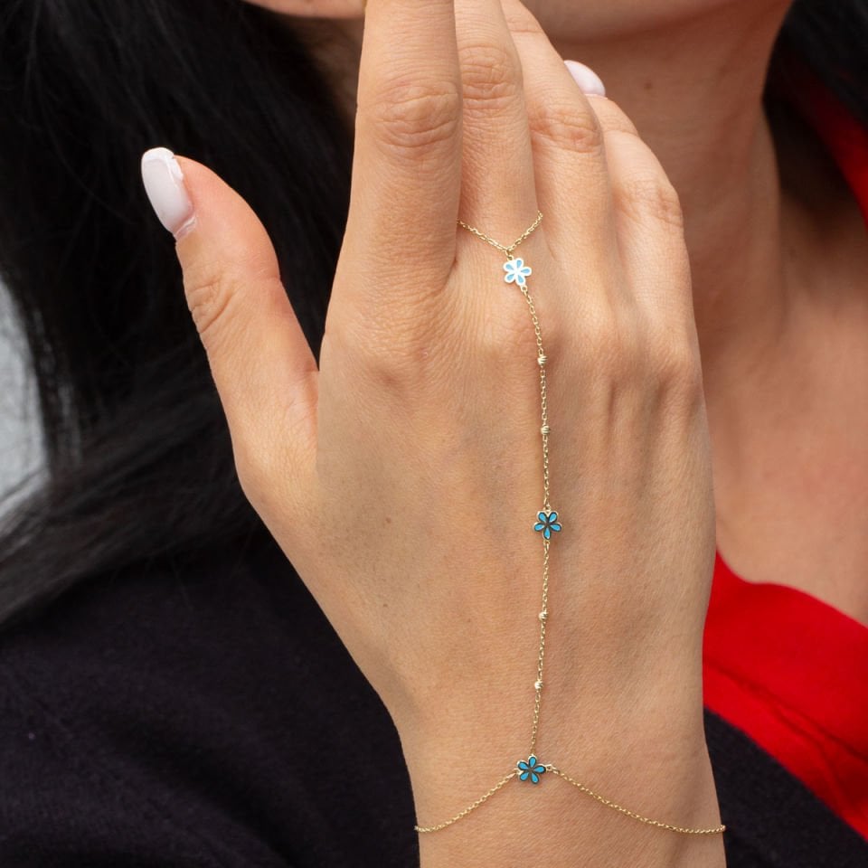 Altın Çiçek Detay Şahmeran