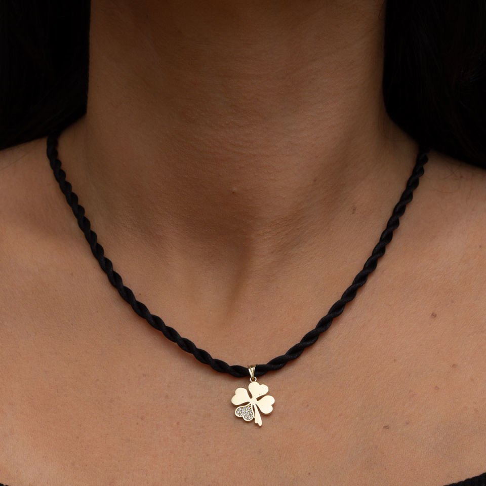 Taşlı Yonca Kolye Ucu B917598