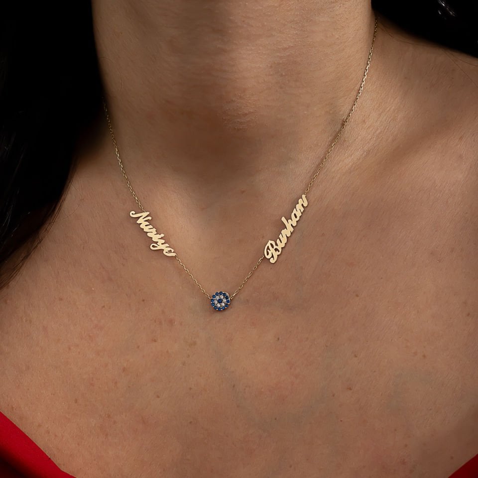 Altın İsim Kolye B923845