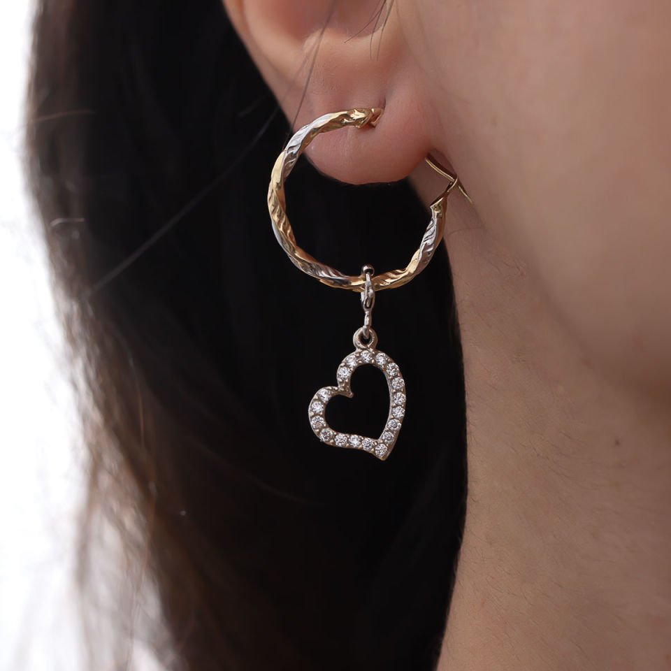 Altın Kalp Charm