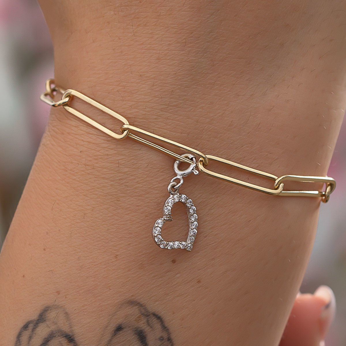 Altın Kalp Charm