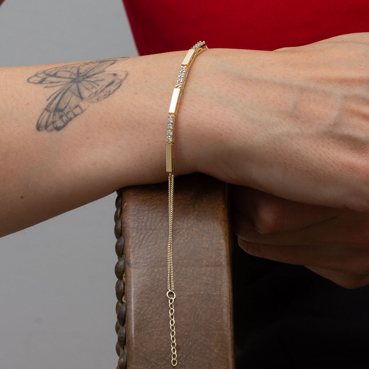 Taşlı Altın Bileklik B918287