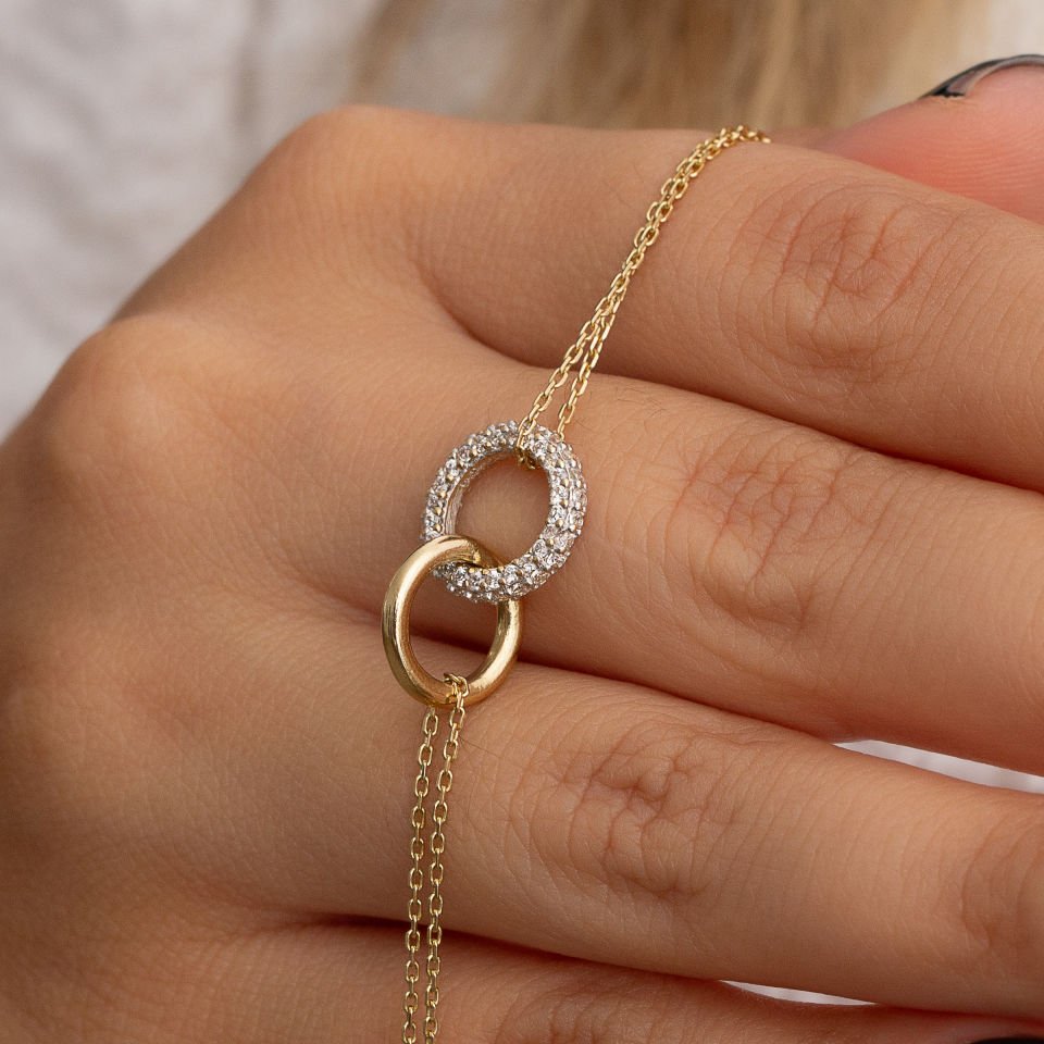 Altın Taşlı Bileklik B906977