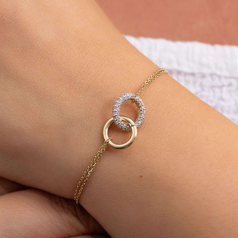 Altın Taşlı Bileklik B906977