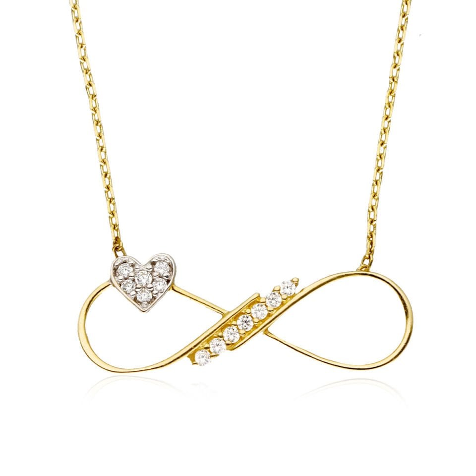 Taşlı Sonsuzluk Kolye B627523