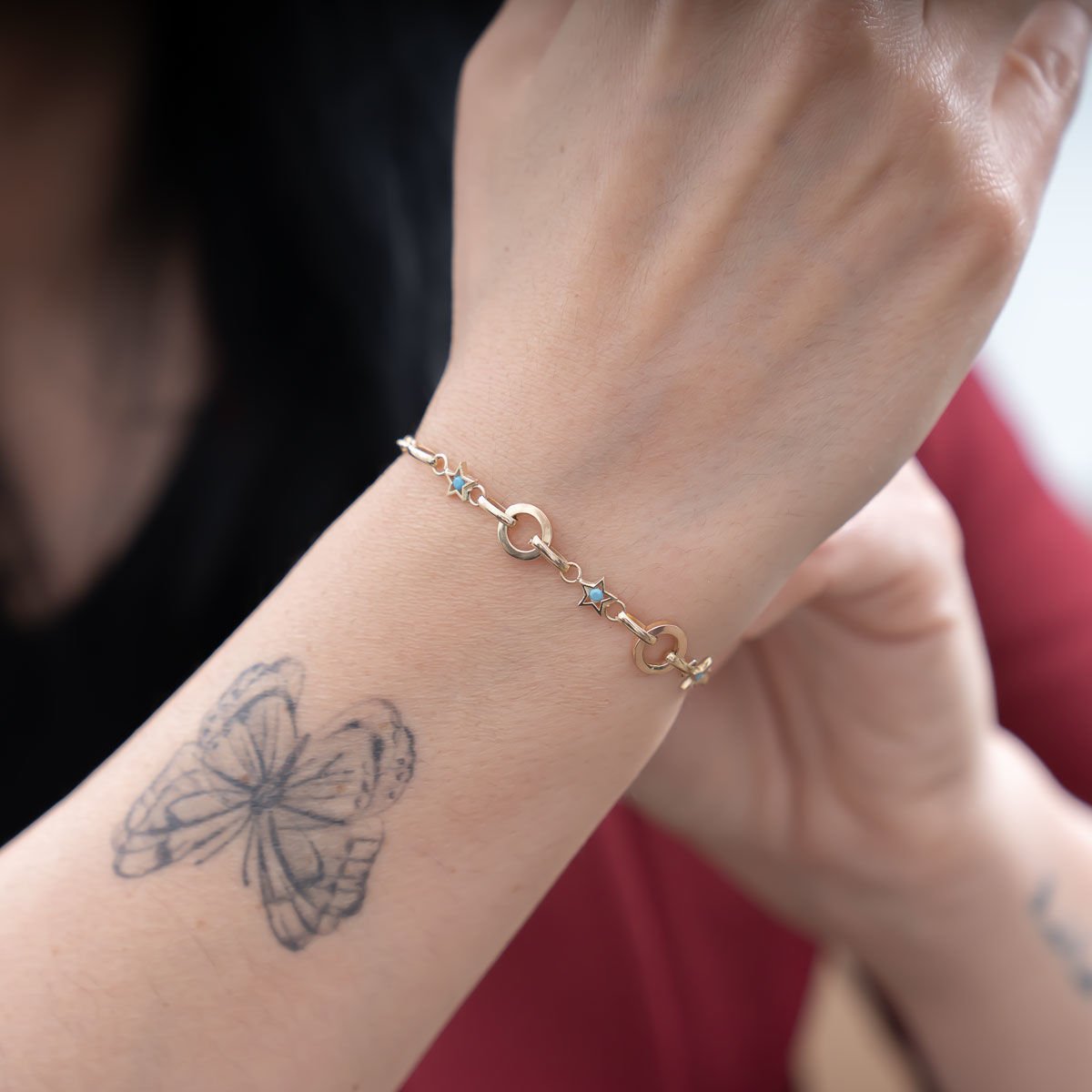 Altın Renkli Bileklik B916576