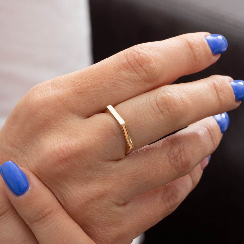 Altın Taşsız Yüzük B919214