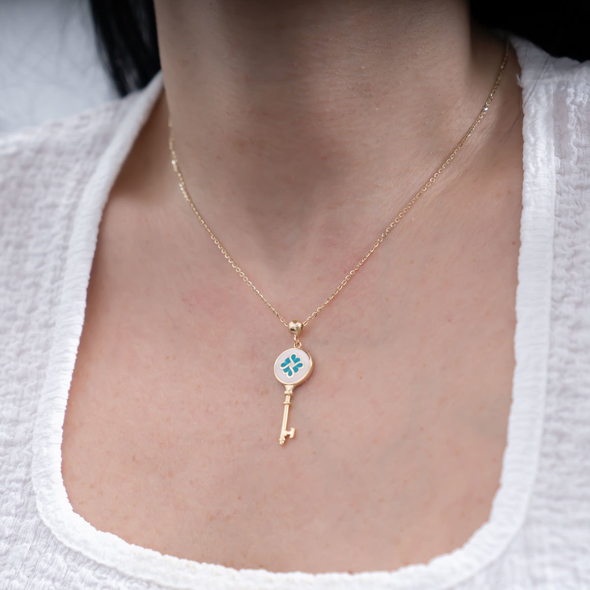 Altın Anahtar Kolye B925249