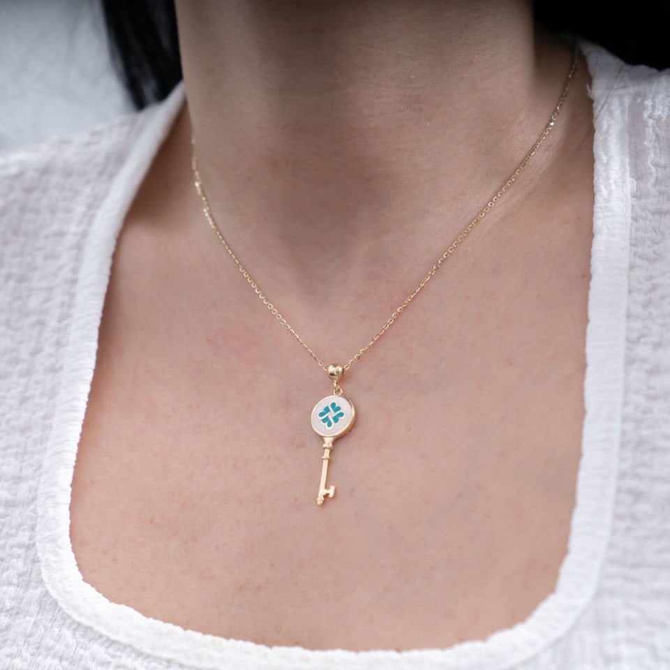 Altın Anahtar Kolye B925249