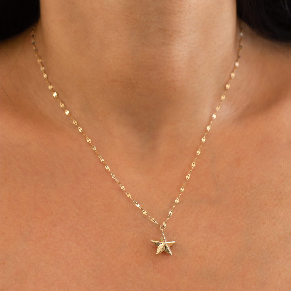 Altın Yıldızlı Kolye B929126