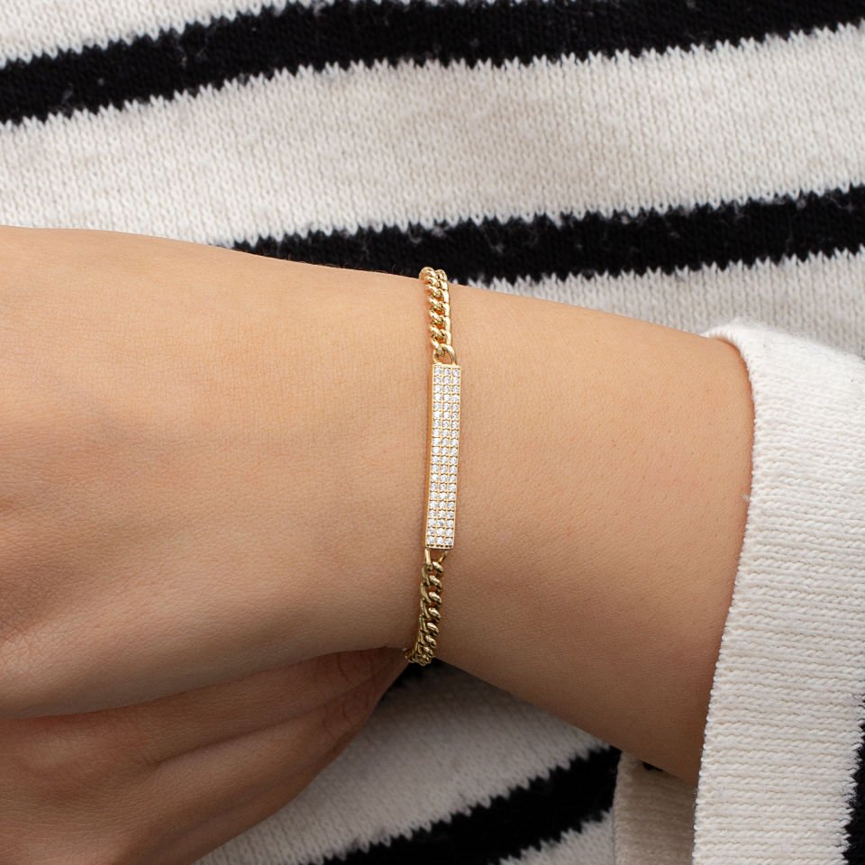 Taşlı Altın Bileklik B616365