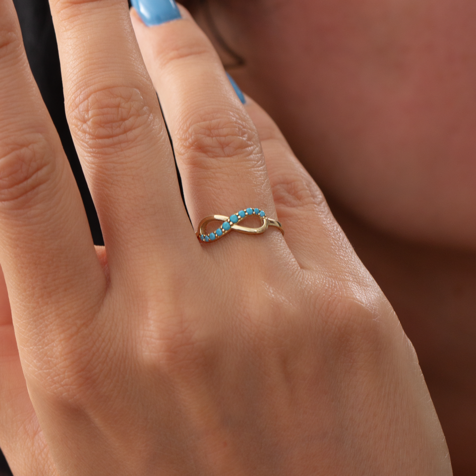 Altın Sonsuzluk Yüzük B921845