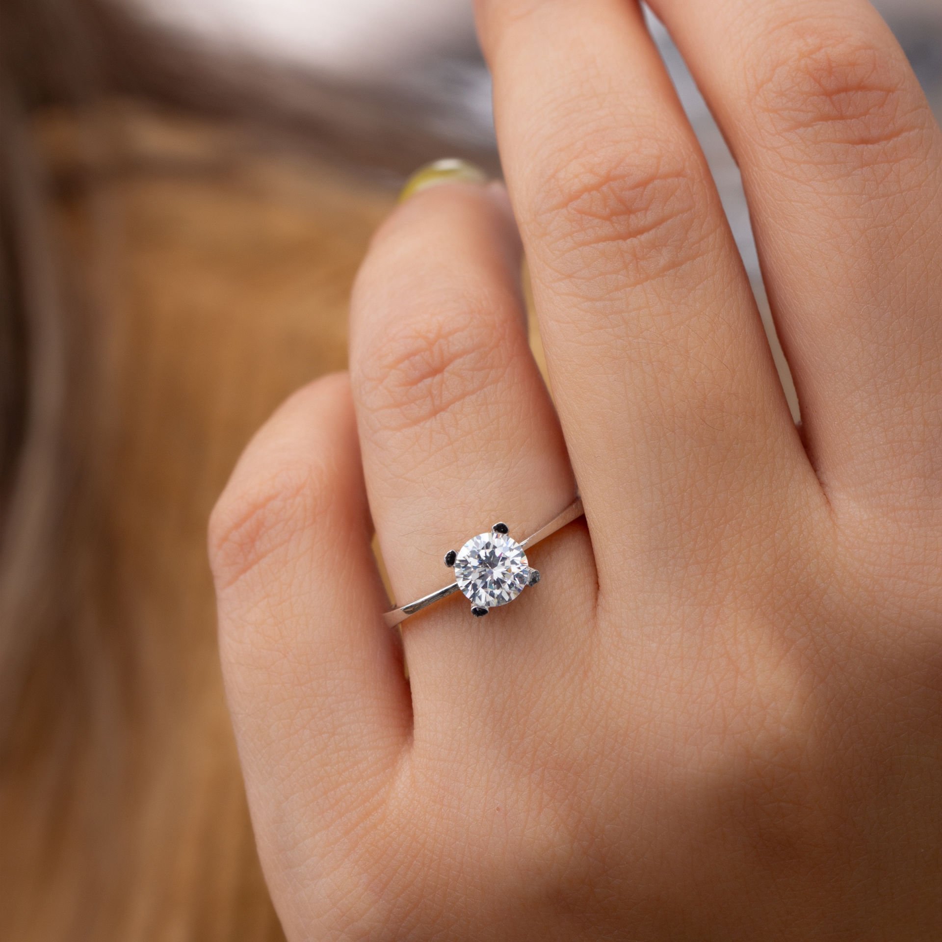 Altın Tektaş Yüzük B602428