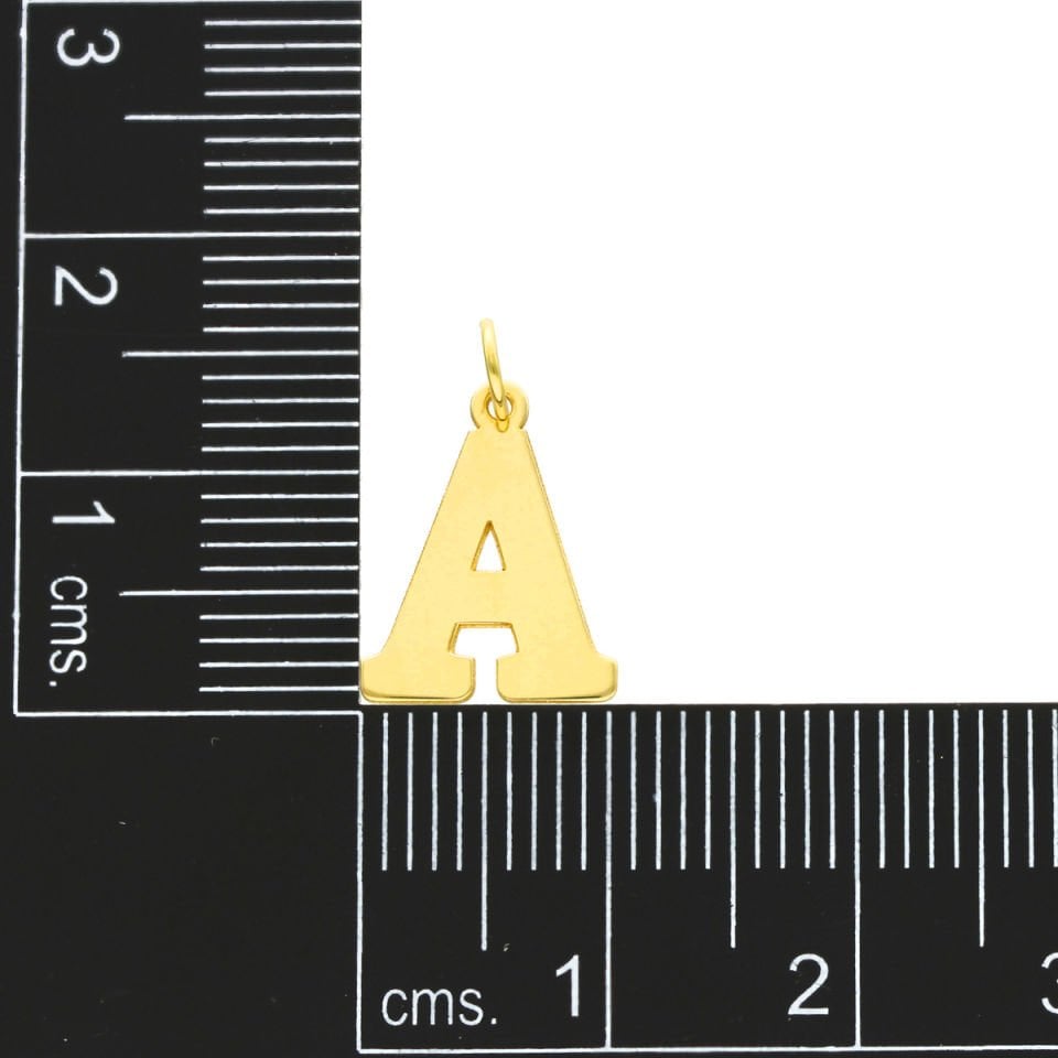14 Ayar Altın  Harf Kolye Ucu