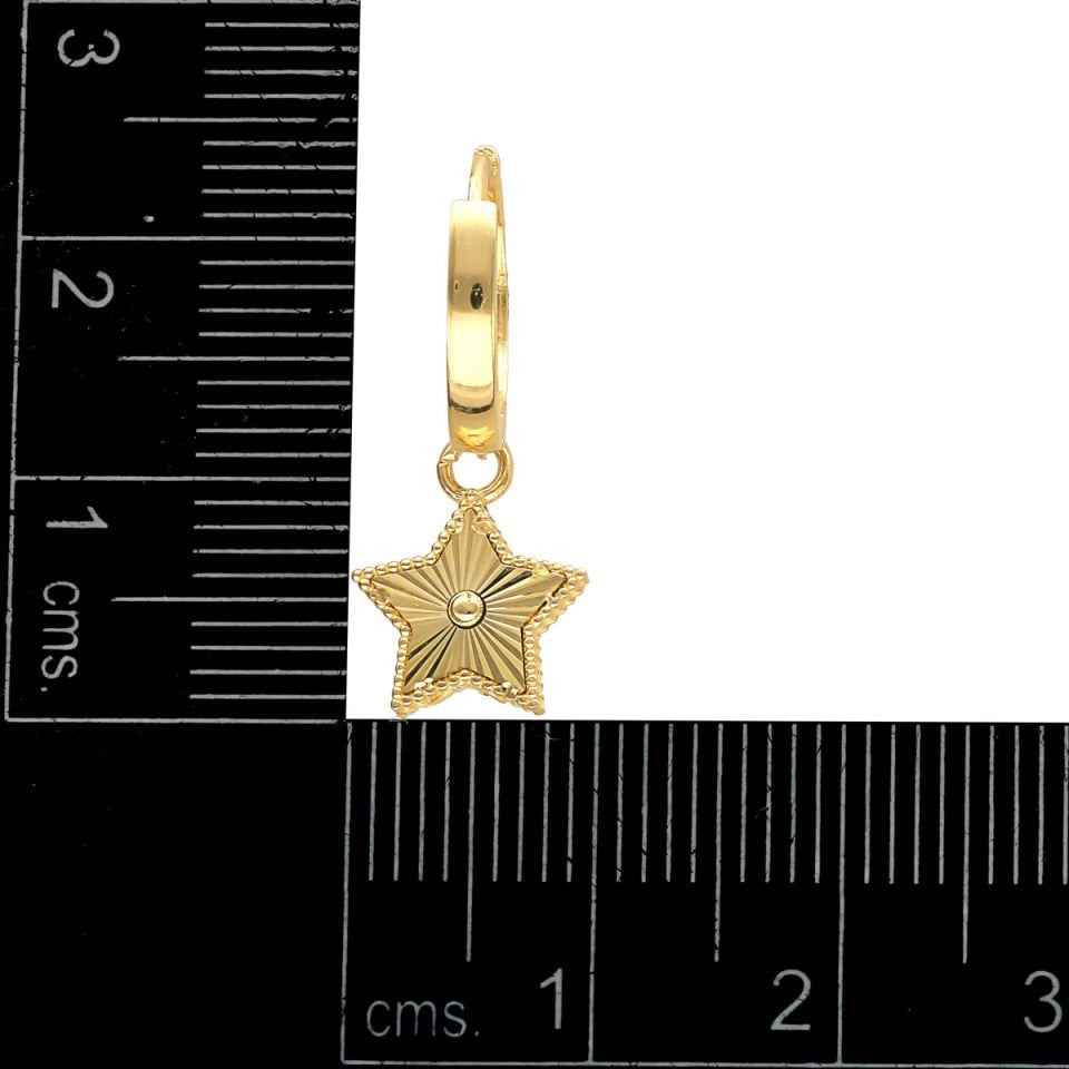 Altın Yıldız Küpe