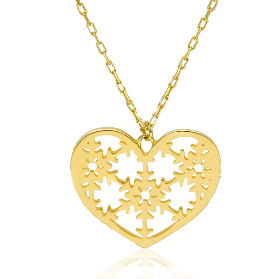 Altın Kalp Kolye B922603