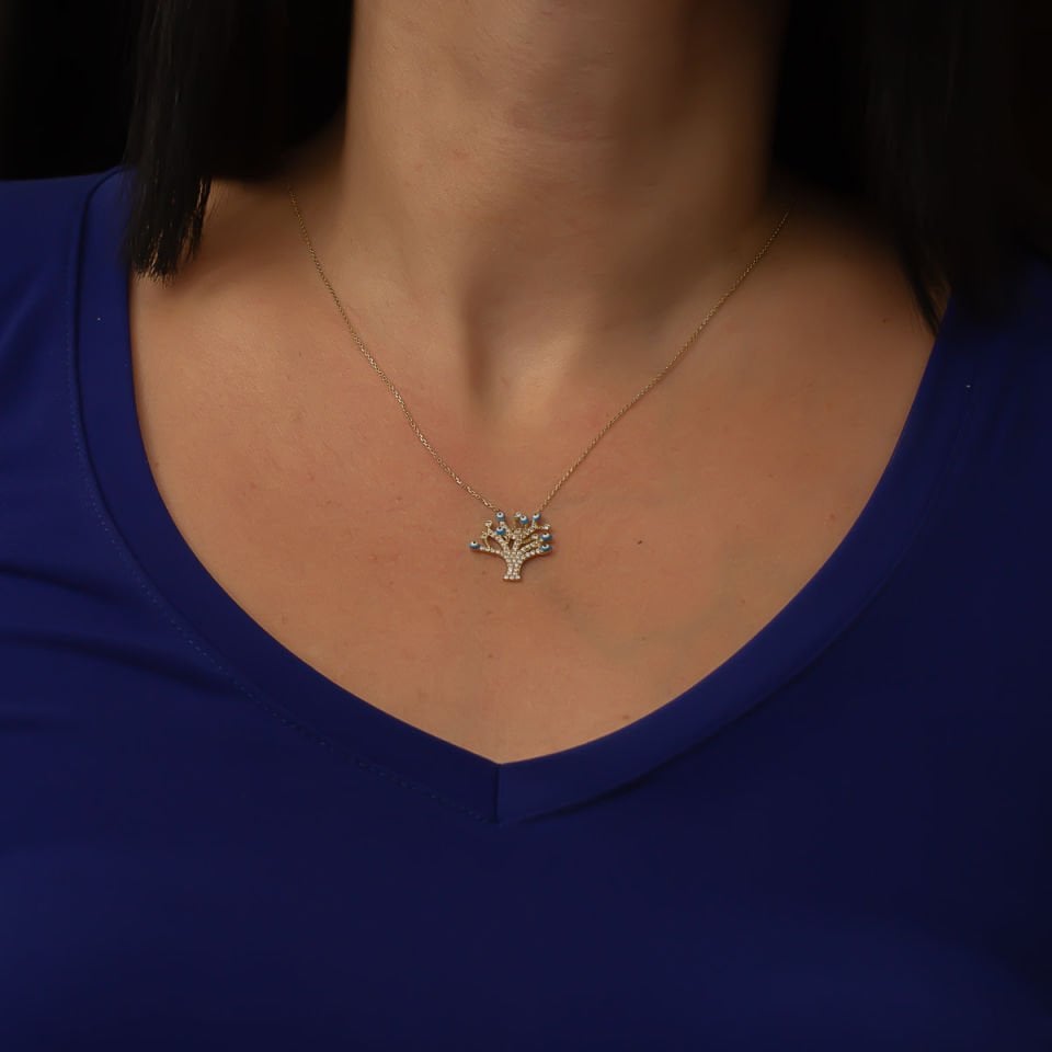 Altın Ağaç Kolye B613297