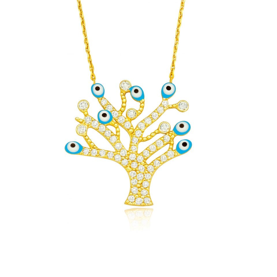 Altın Ağaç Kolye B613297
