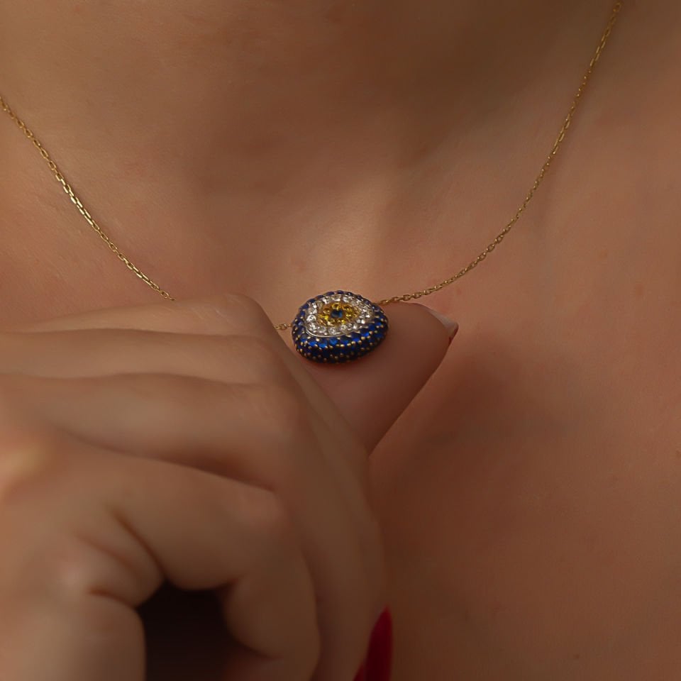 Altın Nazar Kolye  B625233