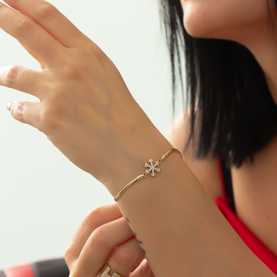 Altın Kar Tanesi Bileklik B928995