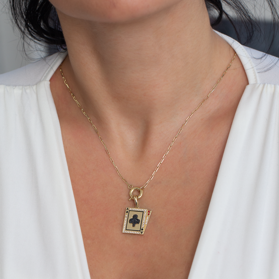 Altın Tasarım Kolye Ucu B931346