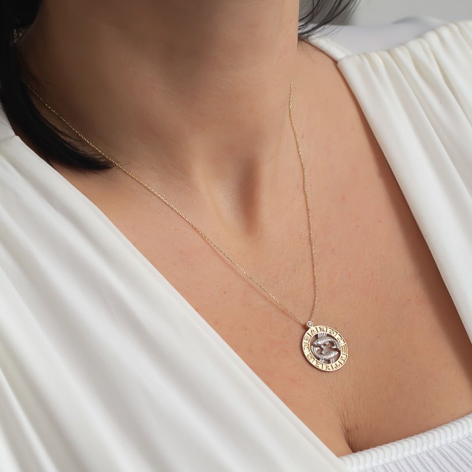 Altın Balık Burcu Kolye B932323