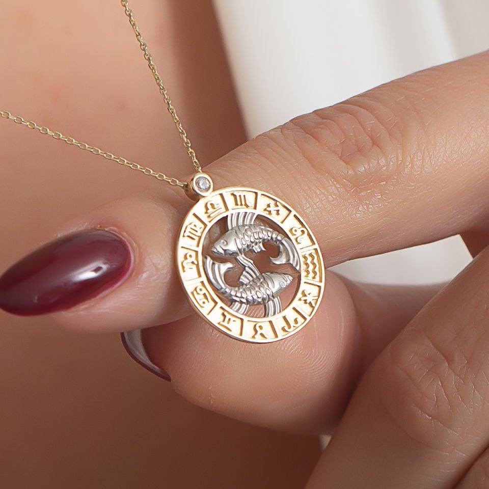 Altın Balık Burcu Kolye B932323