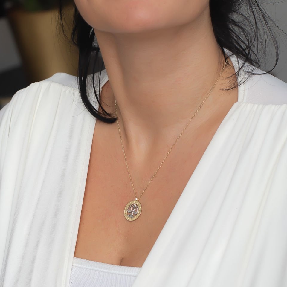 Altın Terazi Burcu Kolye B932324