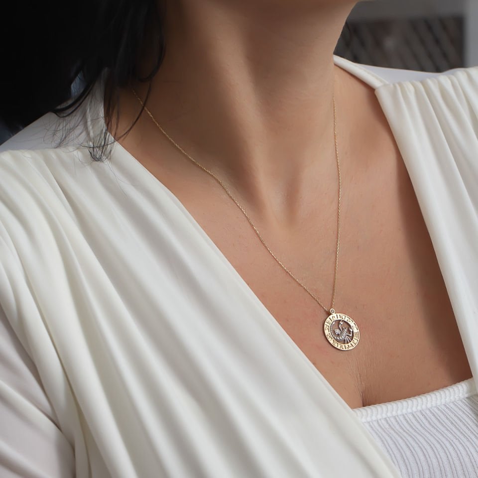 Altın Akrep Burcu Kolye B932326