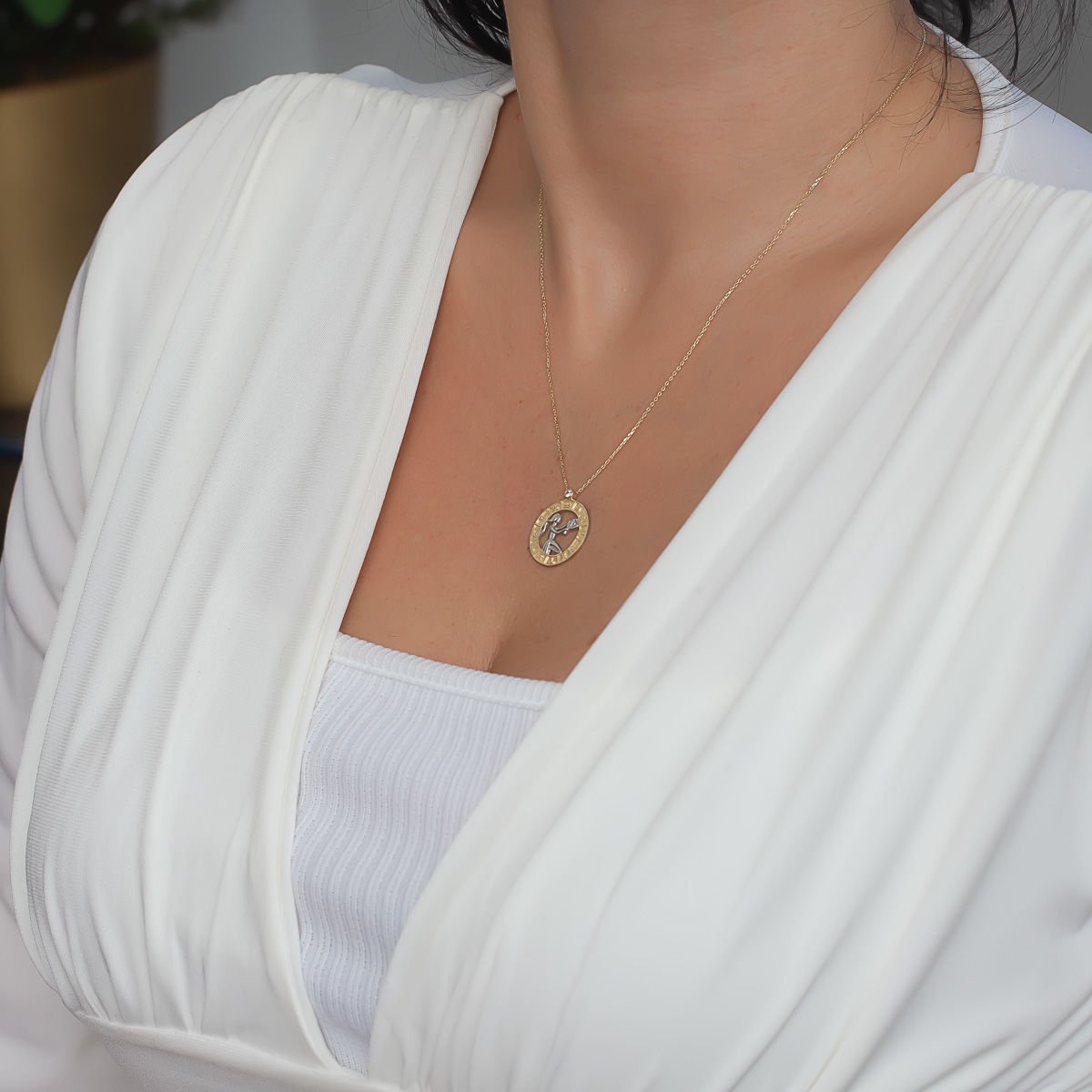 Altın Başak Burcu Kolye  B932328