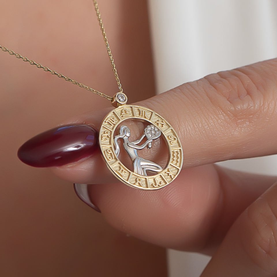 Altın Başak Burcu Kolye  B932328