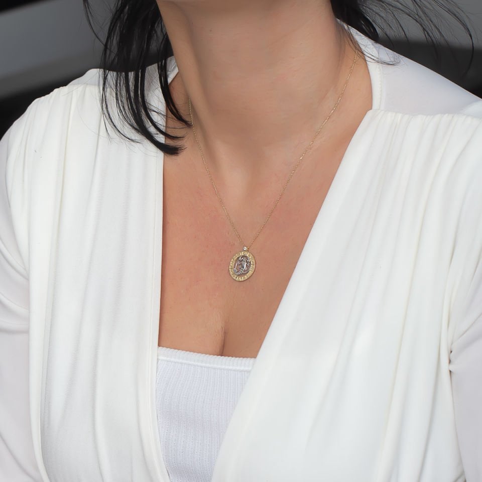 Altın Yengeç Burcu Kolye B932329