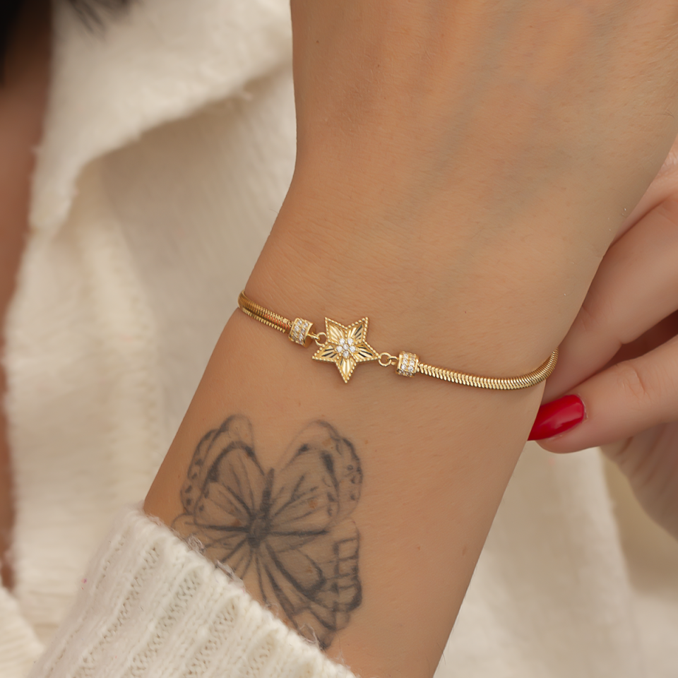 Altın Yıldız Bileklik 6TEK721