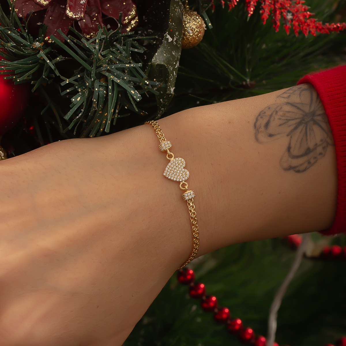 Altın Kalp Bileklik 6TEK717