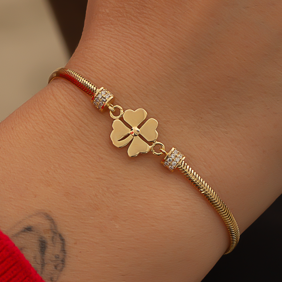 Altın Yonca Bileklik 6TEK718