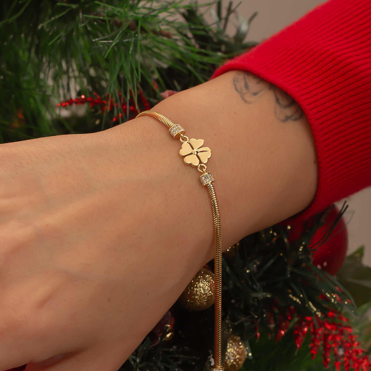 Altın Yonca Bileklik 6TEK718