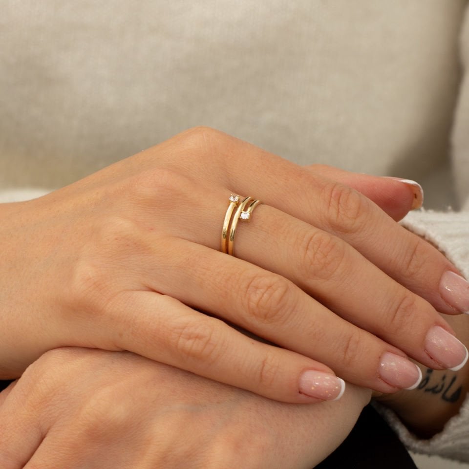 Taşlı Altın Yüzük