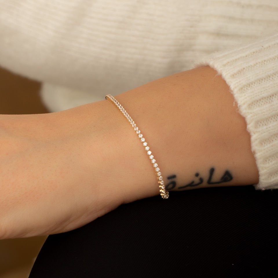 Taşlı Su Yolu Bileklik