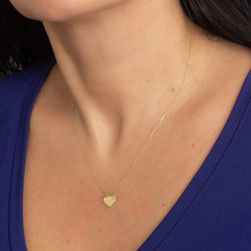 Altın Kalp Kolye B932059