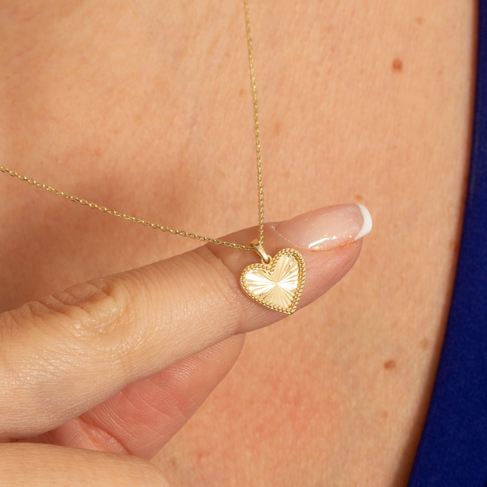 Altın Kalp Kolye B932059